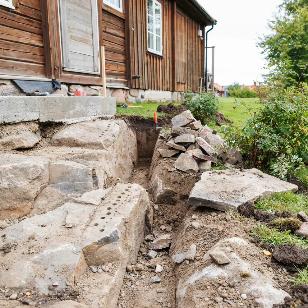 stensprackning bergsprangning goteborg